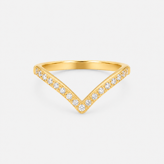 Elizabeth Crown Stacking Ring
