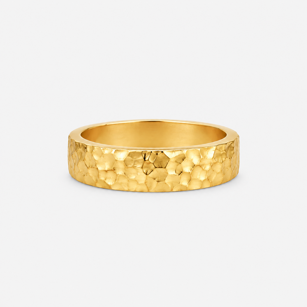 Sandra Hammered Gold Ring