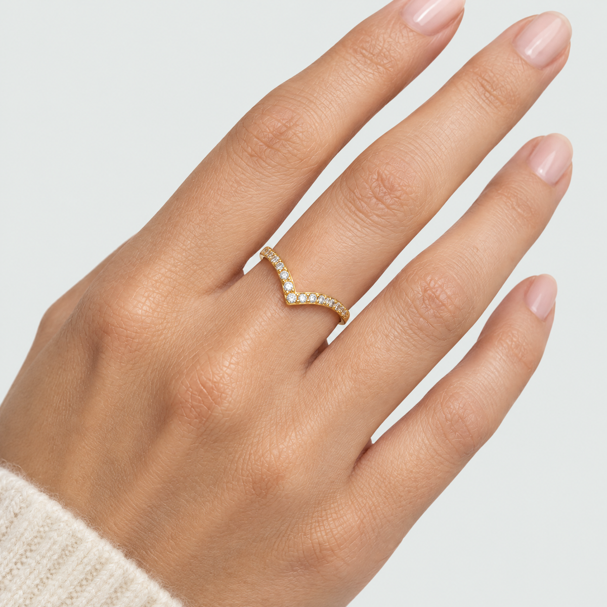 Elizabeth Crown Stacking Ring