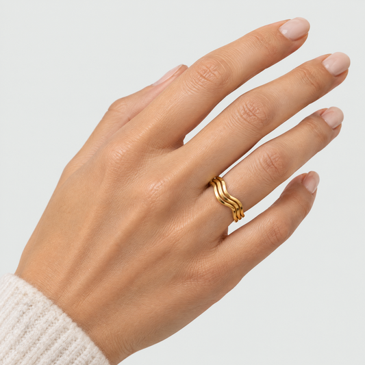 Sophie Statement Gold Ring