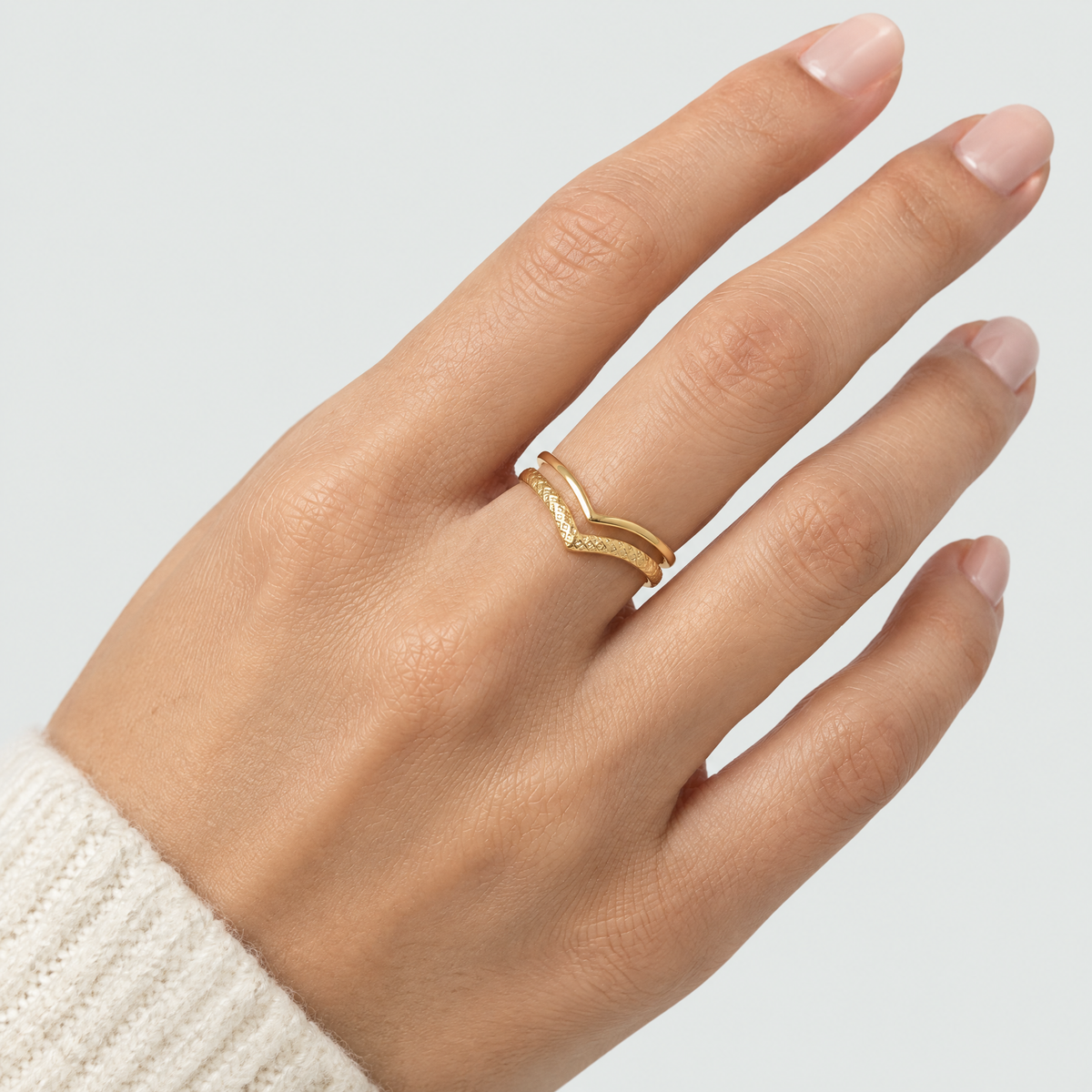 Elizabeth Double Crown Ring