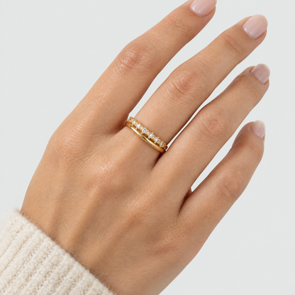 Nora Crystal Dainty Ring