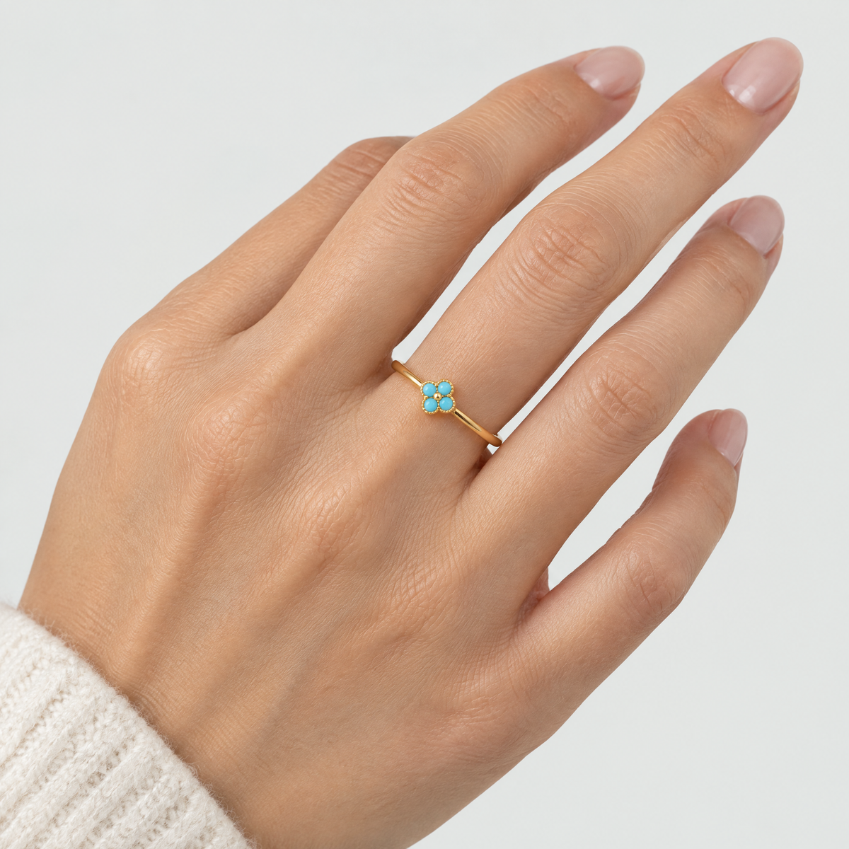 Oceia Aqua Blue Ring