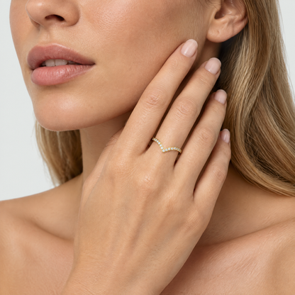 Elizabeth Crown Stacking Ring