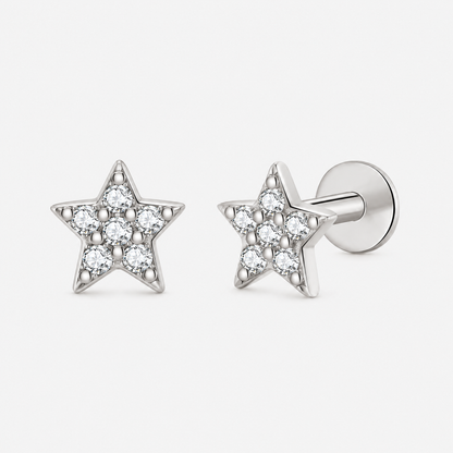 Lyra Star Stud Earrings