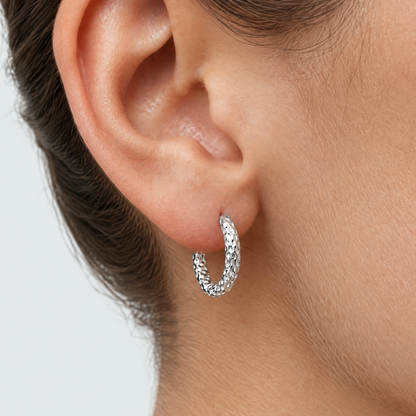 Clara Smooth Hoop Earrings