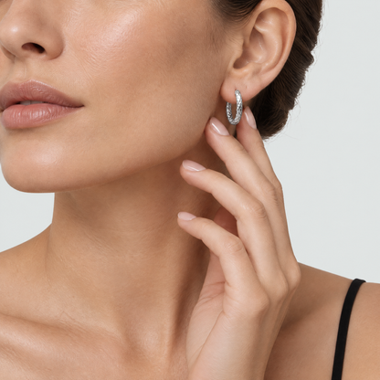 Clara Smooth Hoop Earrings