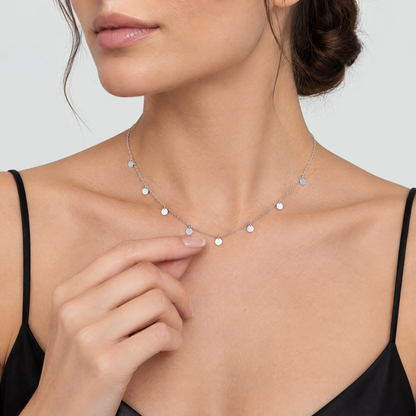 Ottilie Dot Charm Necklace